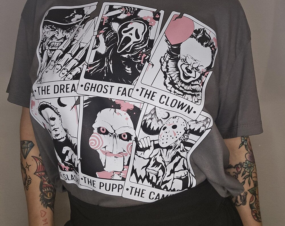 Girly Horror Cropped Tee!