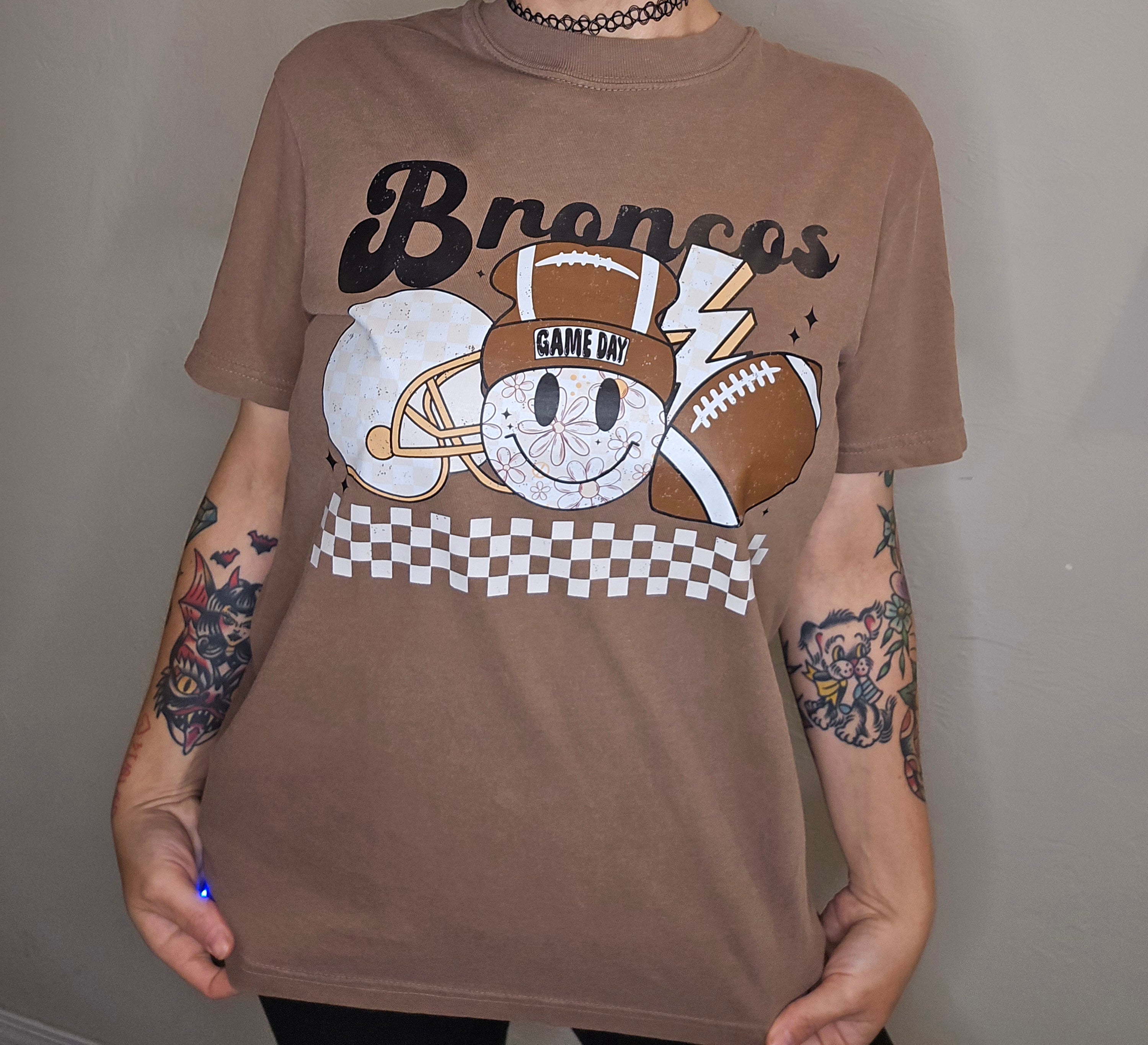 Mustang Broncos Comfort Colors tee